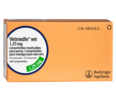 Ветмедин 1,25 мг, 100 таблеток