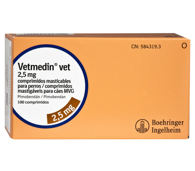 Ветмедин 2,5 мг, 100 таблеток